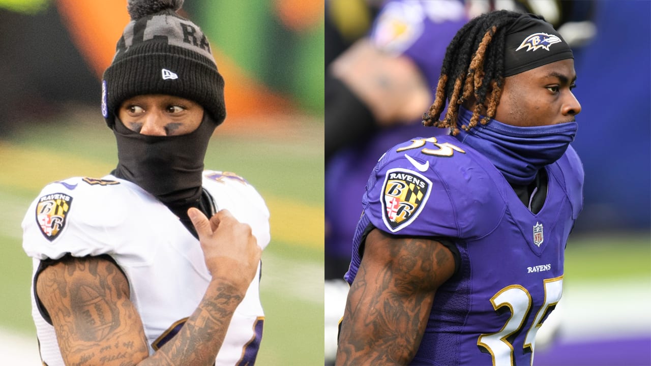 Ravens RB Gus Edwards, CB Marcus Peters may have torn ACLs