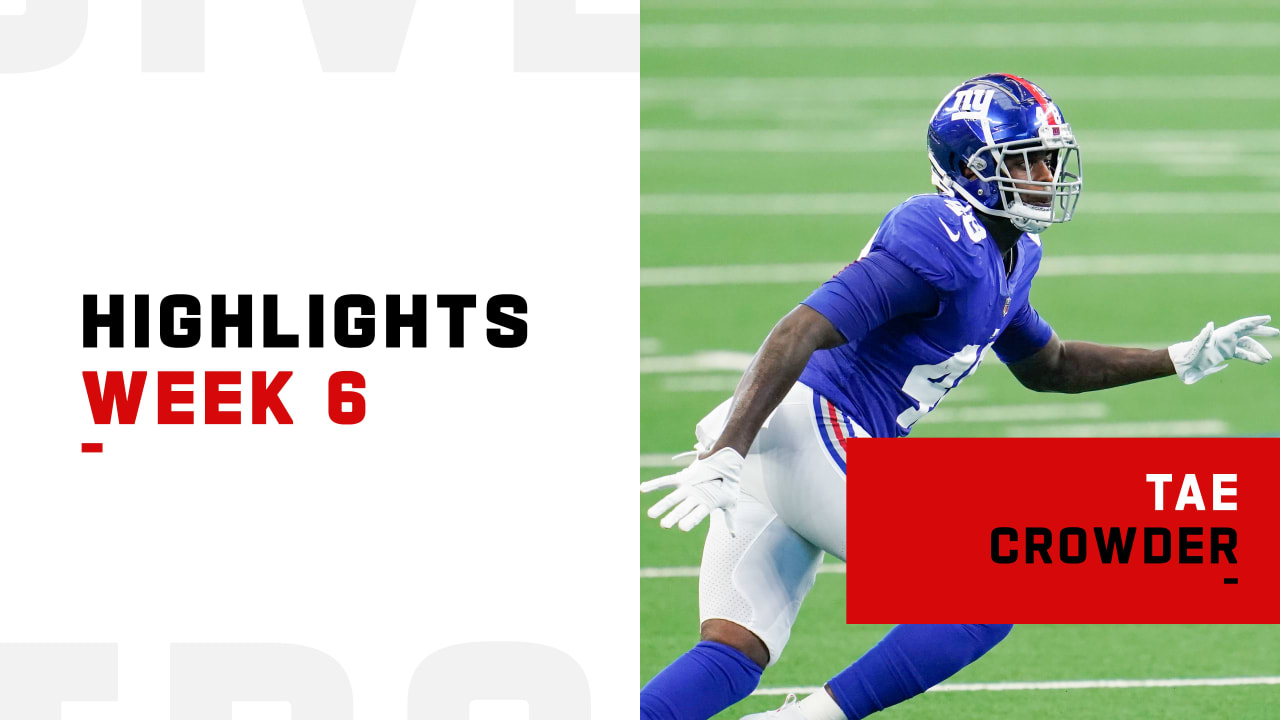 New York Giants rookie linebacker Tae Crowder's best plays vs. Washington  Football Team