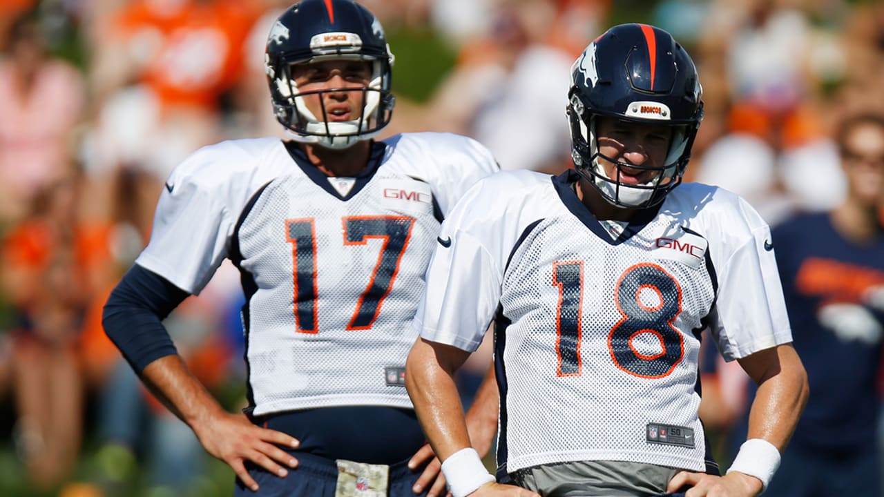 Peyton Manning has officially been named Brock Osweiler's backup