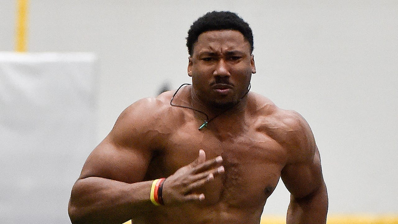 NFL draft: Myles Garrett bests combine 40 time at pro day