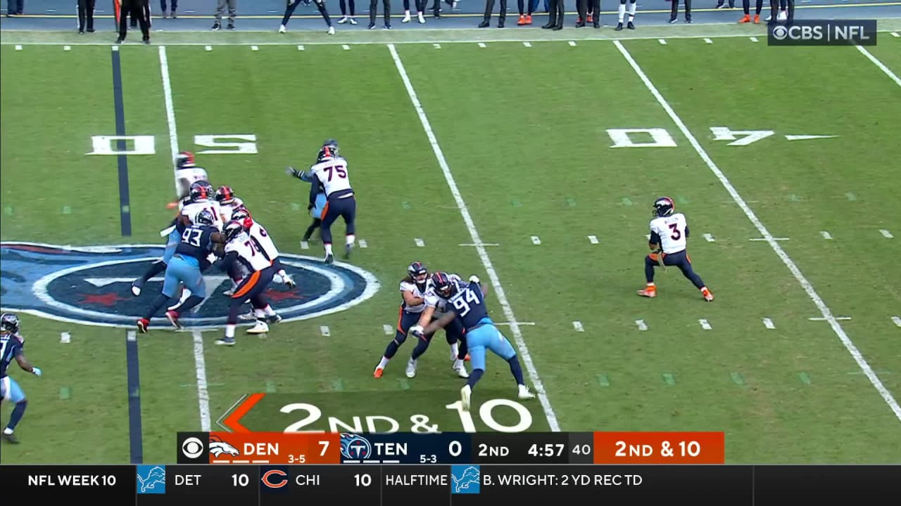 Can't-Miss Play: Hail Mary TD! Denver Broncos running back Russell Wilson's  50-yard bomb hits wide receiver Brandon Johnson at buzzer