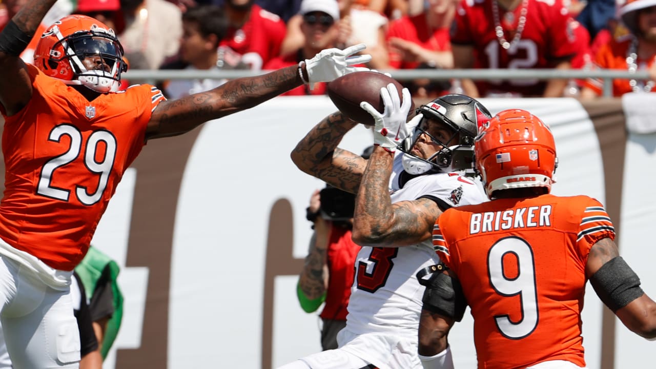 Buccaneers up 7-3 after Baker Mayfield TD pass