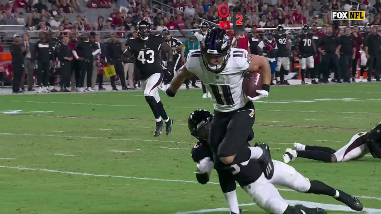 Baltimore Ravens quarterback Anthony Brown floats 38yard TD pass in