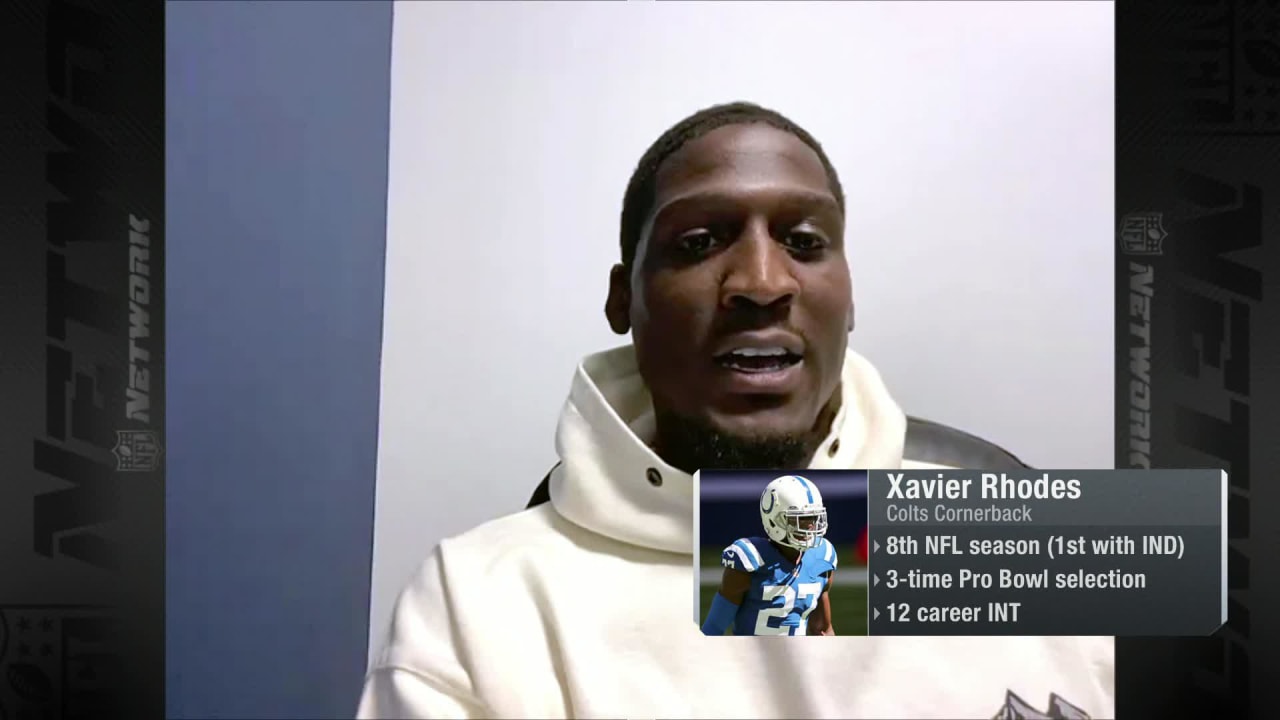 Indianapolis Colts CB Xavier Rhodes reacts to having highest PFF grade of  Week 3