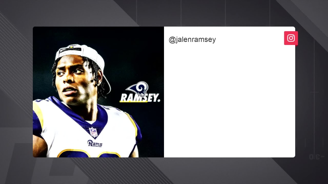 First look: Jalen Ramsey jersey swap with Los Angeles Rams