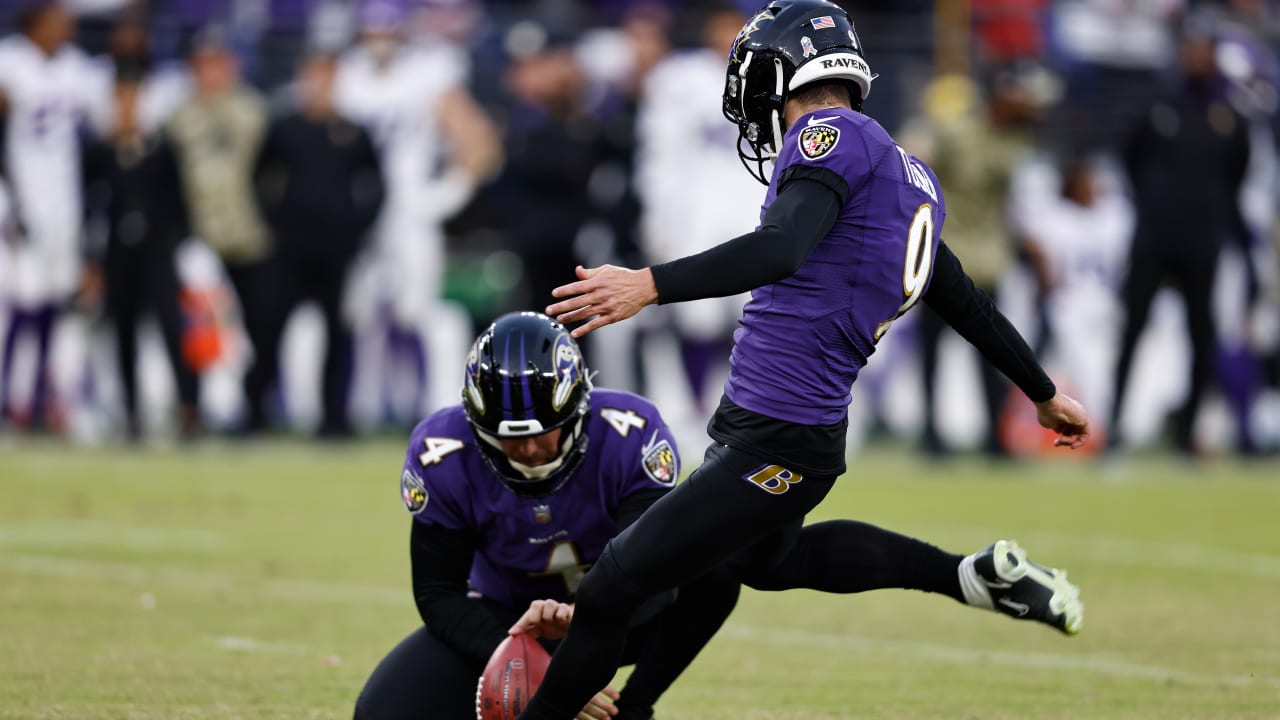 Baltimore Ravens Kicker Justin Tucker Boots Game-winning 36-yard FG