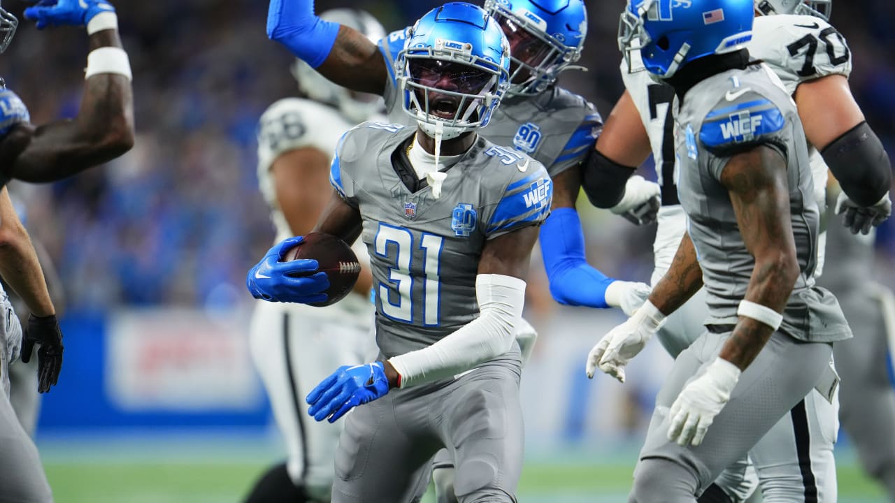 Backtoback takeaways! Detroit Lions defensive back Kerby Joseph