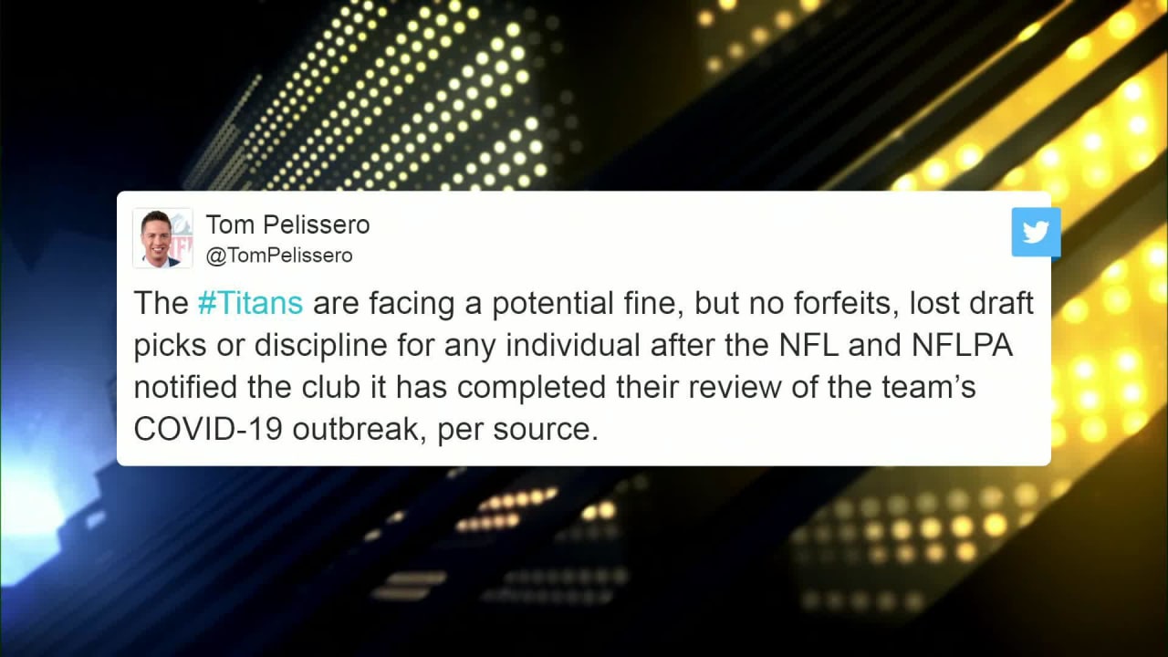 N.F.L. Punishes Titans for Their Handling of Coronavirus Outbreak