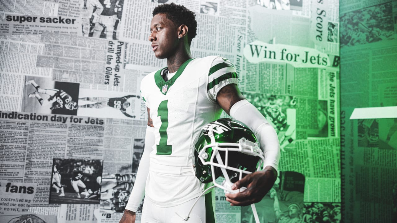 New York Jets: Jets Legacy White Throwback Uniforms