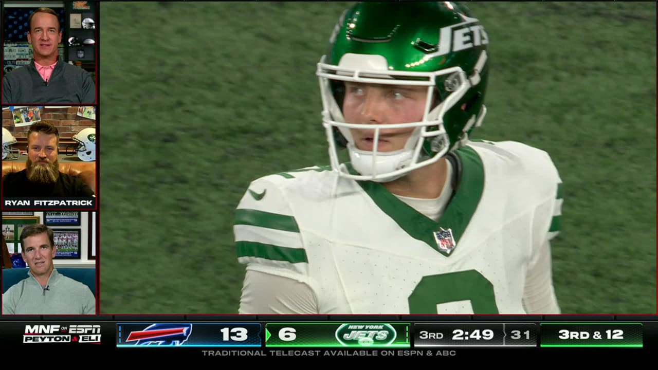 Bills' Josh Allen Sports Ryan Fitzpatrick Jersey in Pregame vs