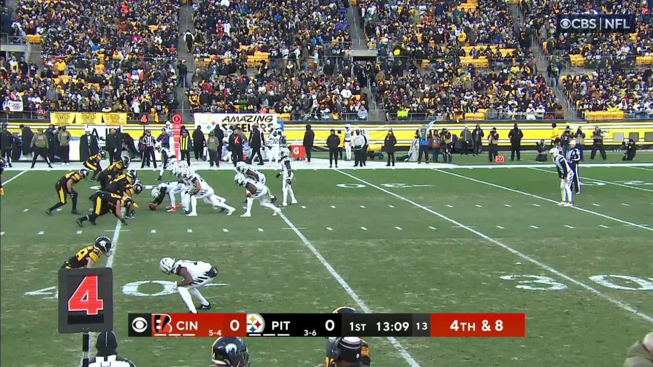Pittsburgh Steelers wide receiver Steven Sims fumbles into his own end