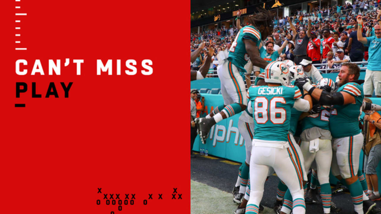 WATCH: Miami Dolphins' last-minute game-winning miracle touchdown against  the Patriots