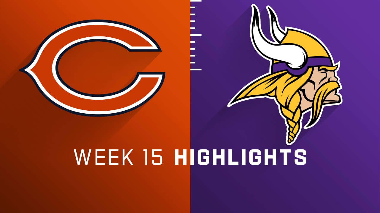 Minnesota Vikings vs. Chicago Bears - NFL Week 15 (12/20/21