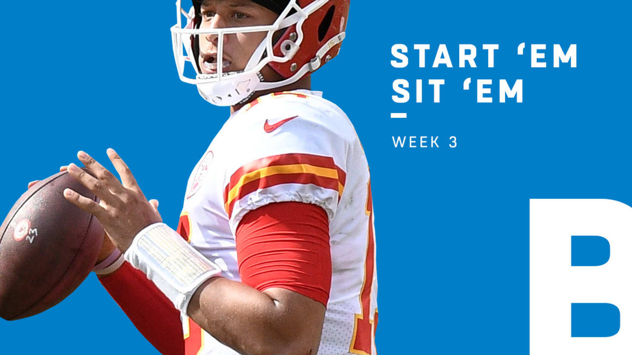 Start 'Em, Sit 'Em Week 3 Quarterbacks