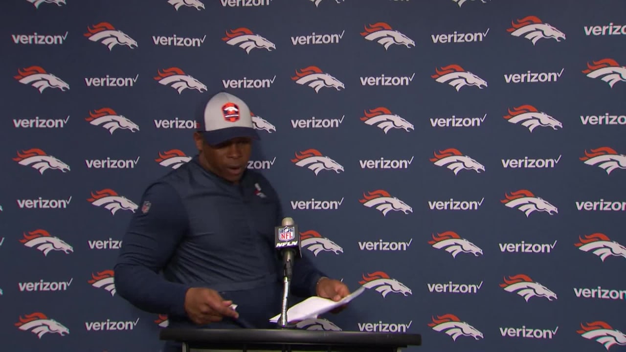 Broncos postgame press conference