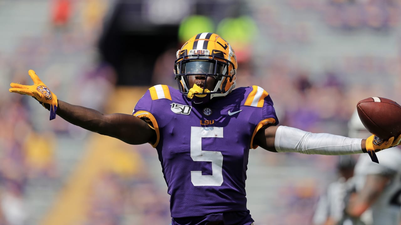 Denver Broncos select LSU Tigers cornerback Kary Vincent Jr. with the