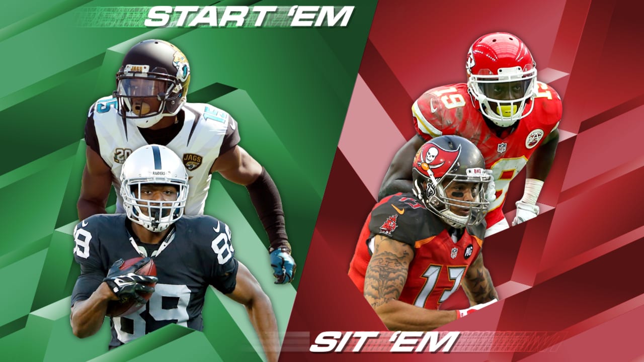 Start 'Em, Sit 'Em Week 10 Wide receivers