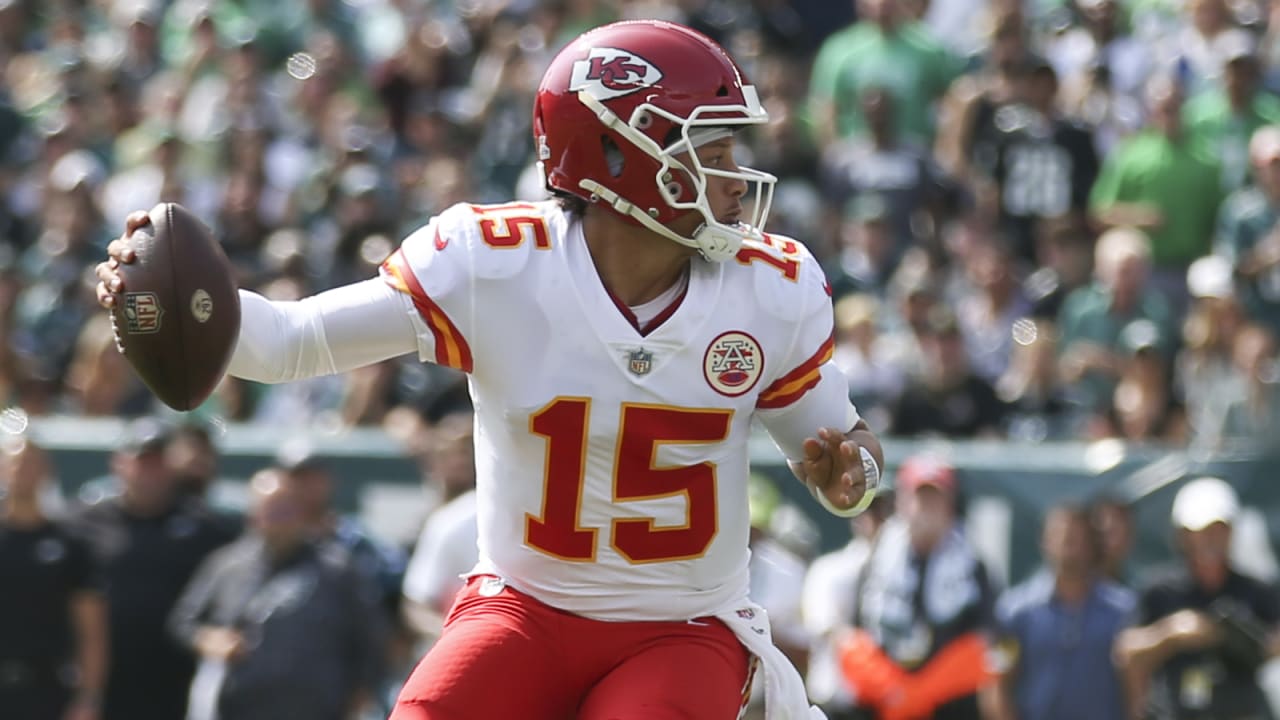 Kansas City Chiefs running back Isiah Pacheco bulldozes and spins off a  defender for an 11-yard gain