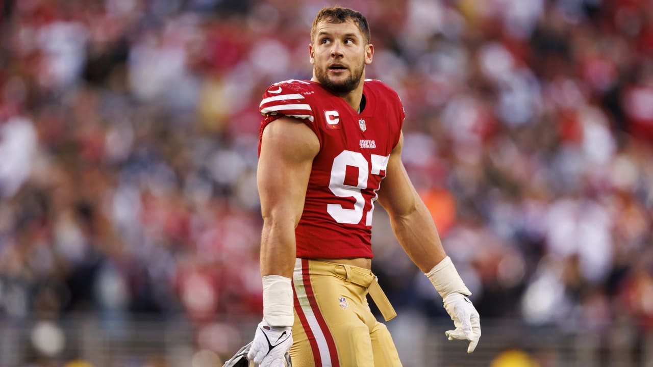 Nick Bosa's status for 49ers Week 6 game vs. Falcons revealed