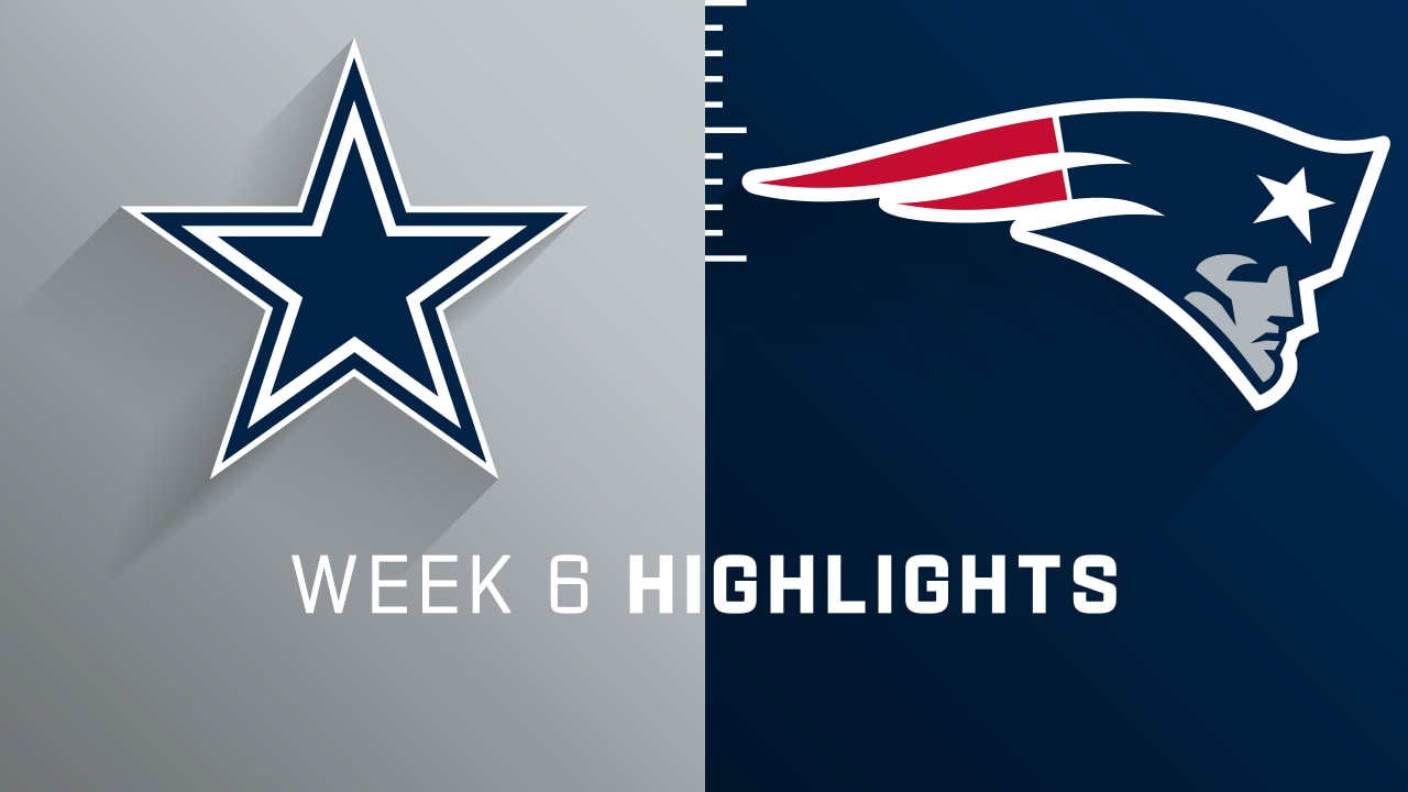 Cowboys vs. Patriots Week 6 Highlights