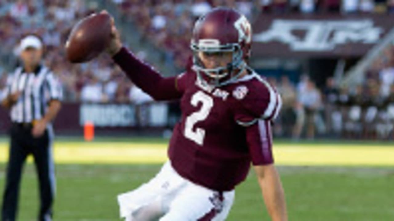 Texas A&M curtailing Johnny Manziel's bravado as rusher