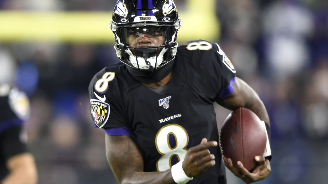 Lamar Jackson Breaks Single-Season QB Rushing Record on TD Drive 