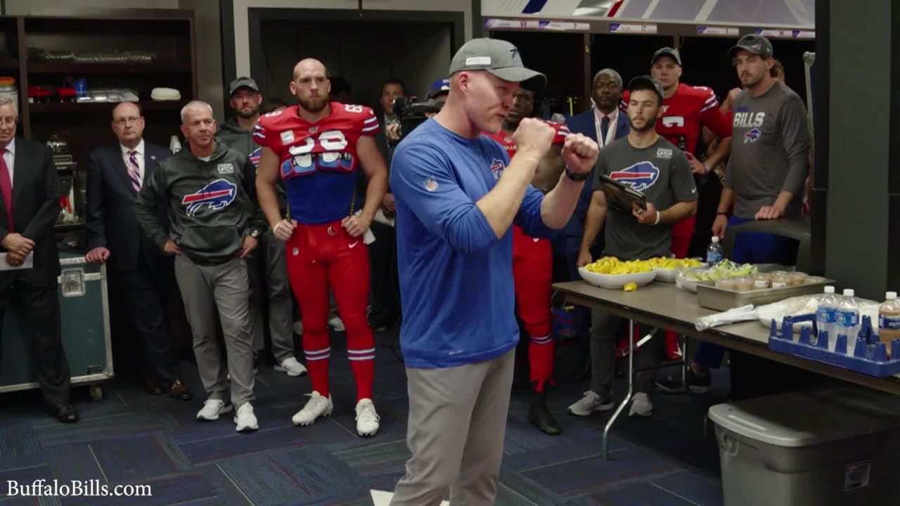 WATCH: Sean McDermott's Bills locker room speech post-Dolphins