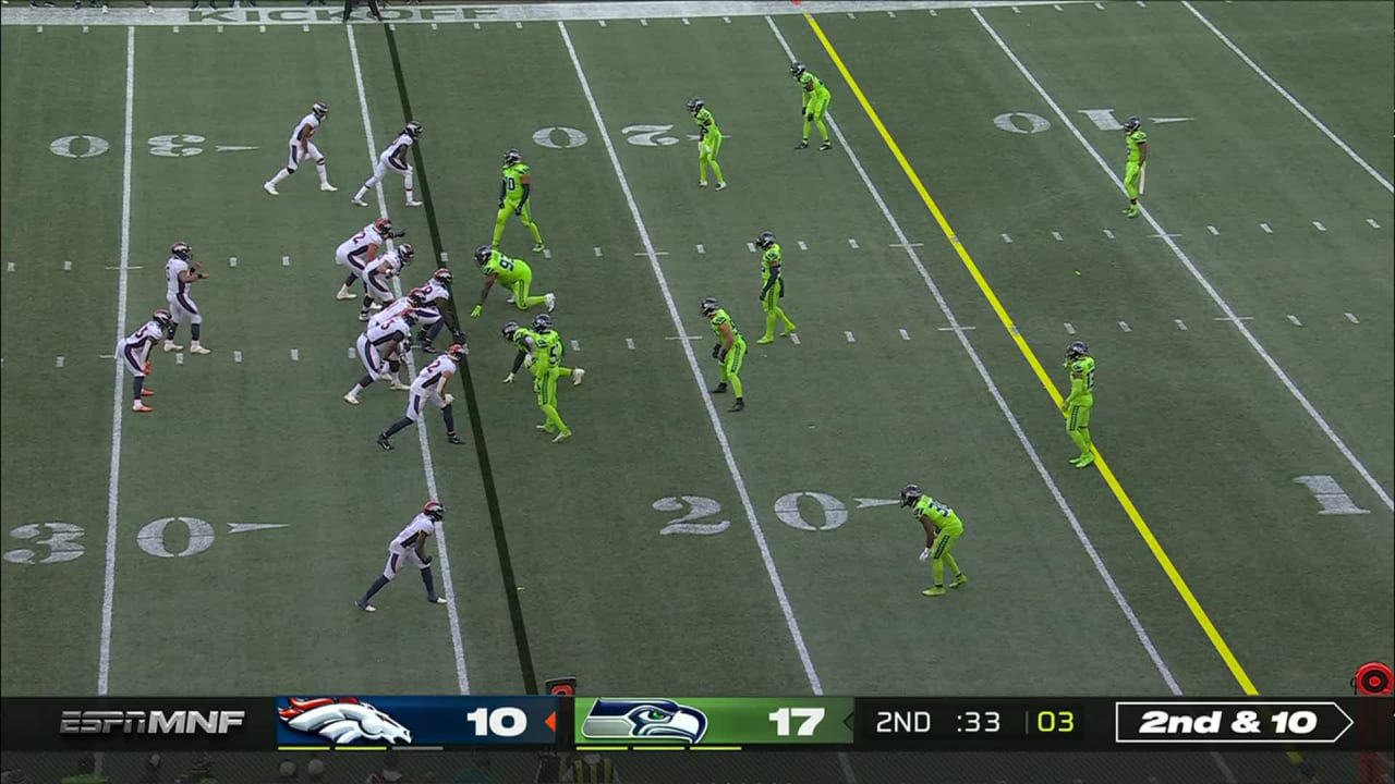 2022 Week 1 Seahawks vs. Broncos Cody Barton Sacks Russell Wilson