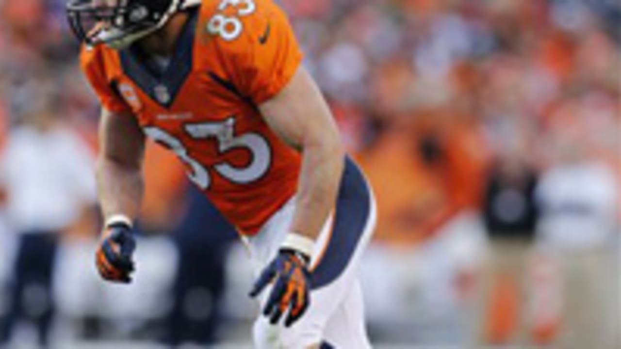 Wes Welker returns from concussion with oversized helmet