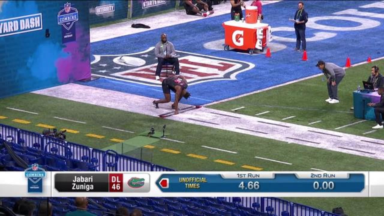 NFL Rookie Watch on Twitter: Calijah Kancey posted an official 40 yard  dash time of 4.67 at the NFL Combine today. That is the fastest any DT has  run at the combine