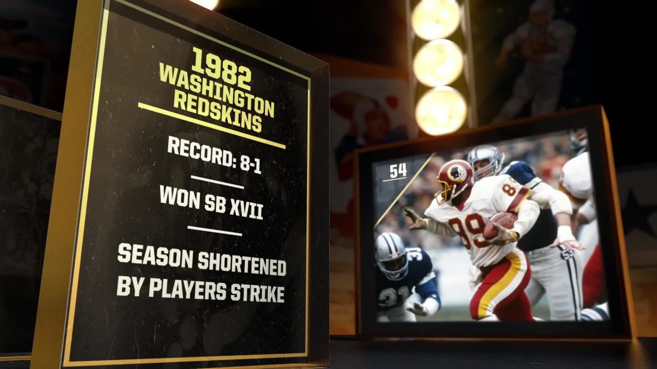 NFL 100 Greatest' Teams, No. 54: 1982 Washington Redskins