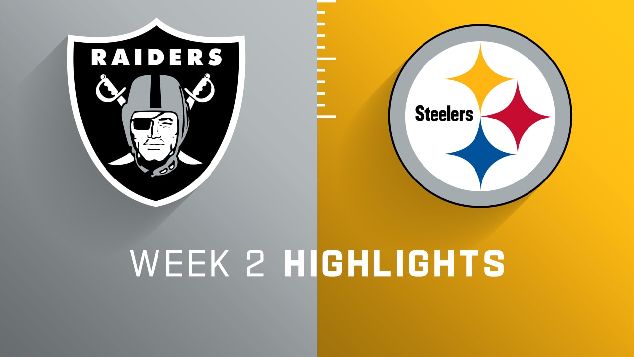 Las Vegas Raiders vs. Pittsburgh Steelers highlights Week 2