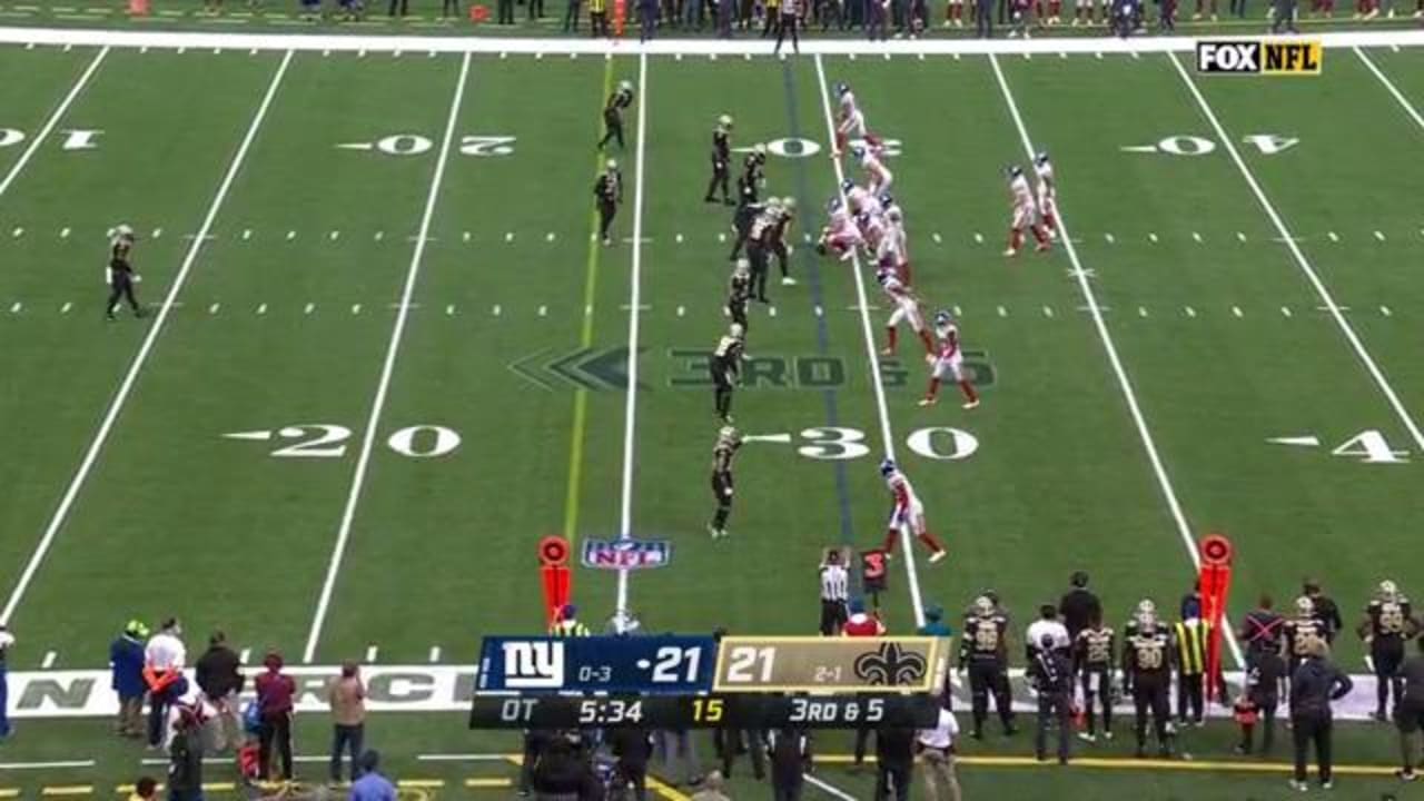 Daniel Jones finds Kenny Golladay for clutch 3rd down conversion