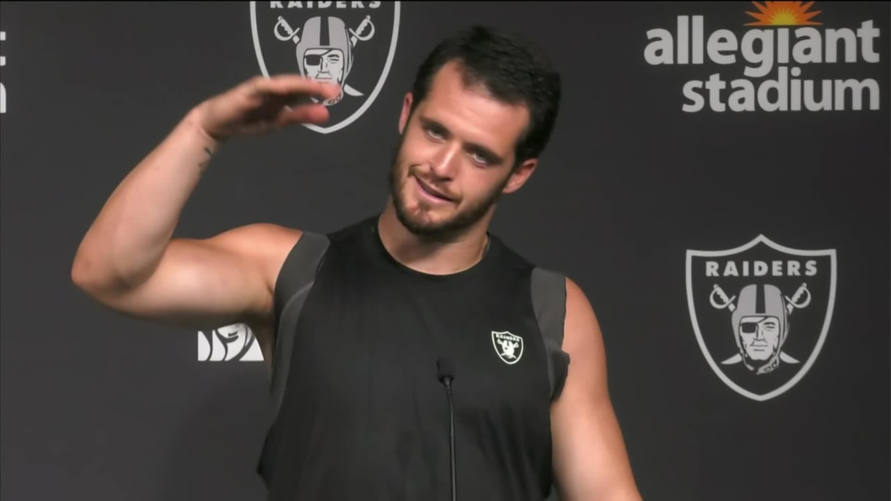 Derek Carr's Monday Night Football Postgame Interview Was Great