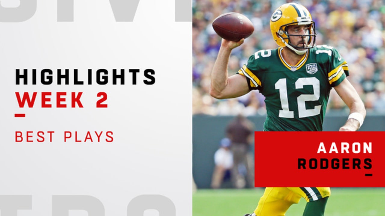 Aaron Rodgers' best plays Week 2