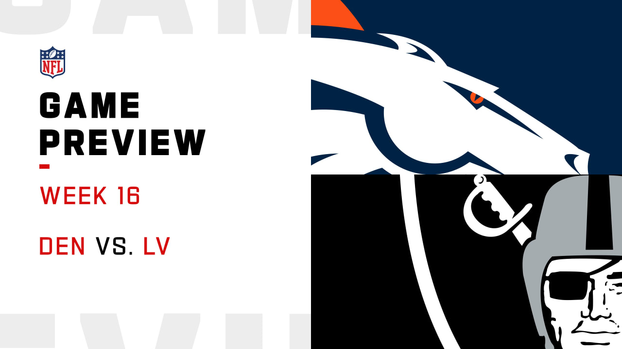 Raiders vs. Broncos - Week 16