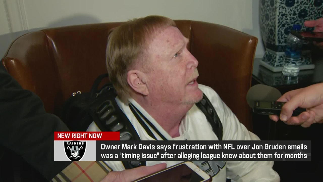 Raiders Owner Mark Davis Crushes the NFL While Evoking Memories of His Dad  Over the NFL's Handling of the Jon Gruden Scandal