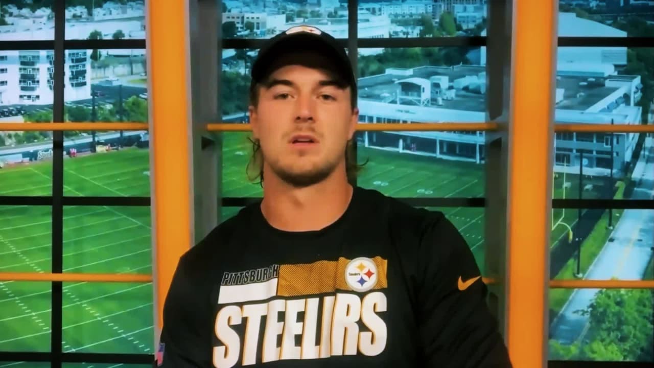 Pittsburgh Steelers quarterback Kenny Pickett looks ahead to the 2023