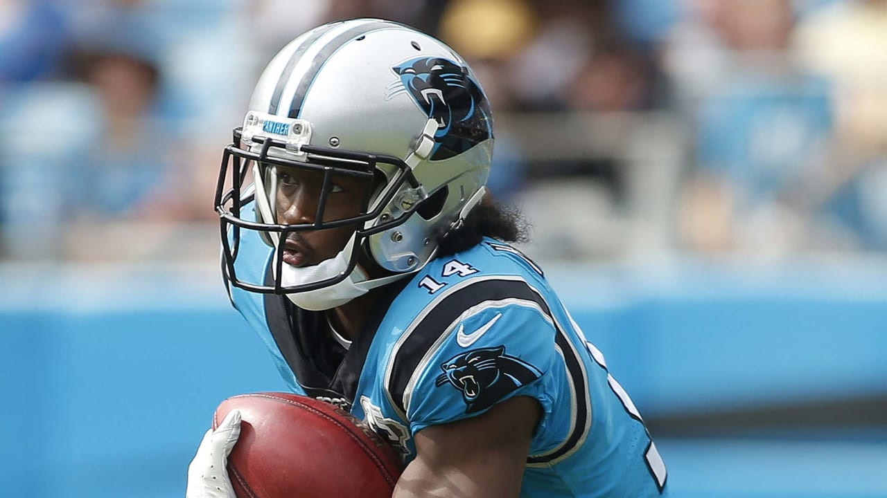 Ray-Ray McCloud of the Carolina Panthers runs a punt back against