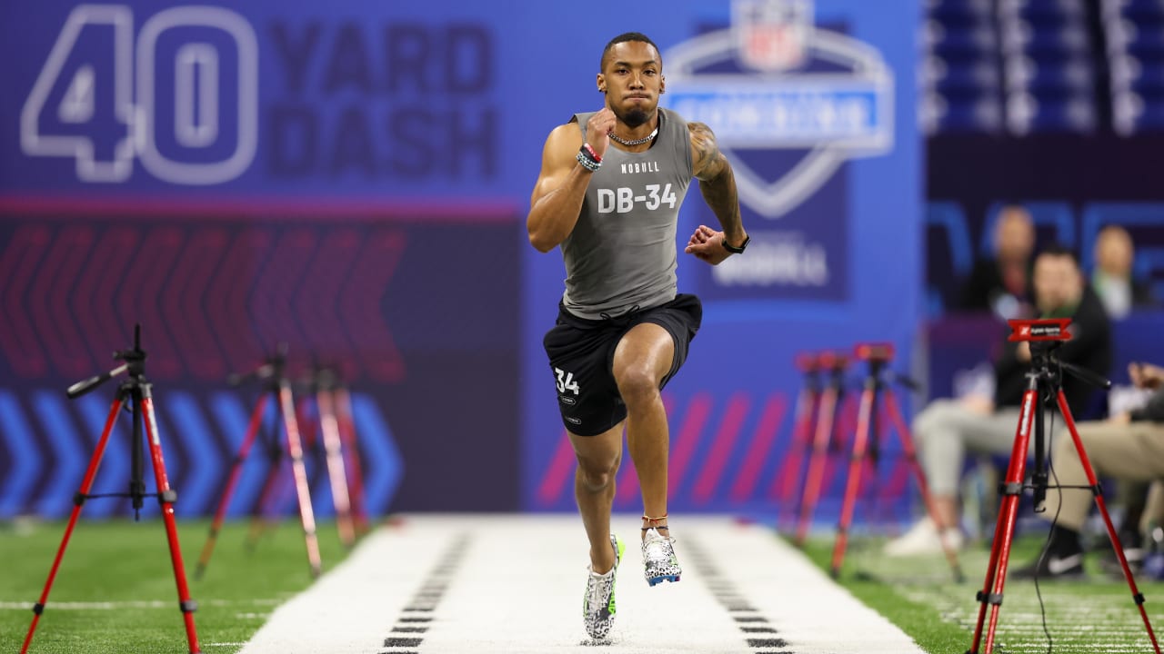 Cornerback DJ Turner II runs official 4.26second 40yard dash at the