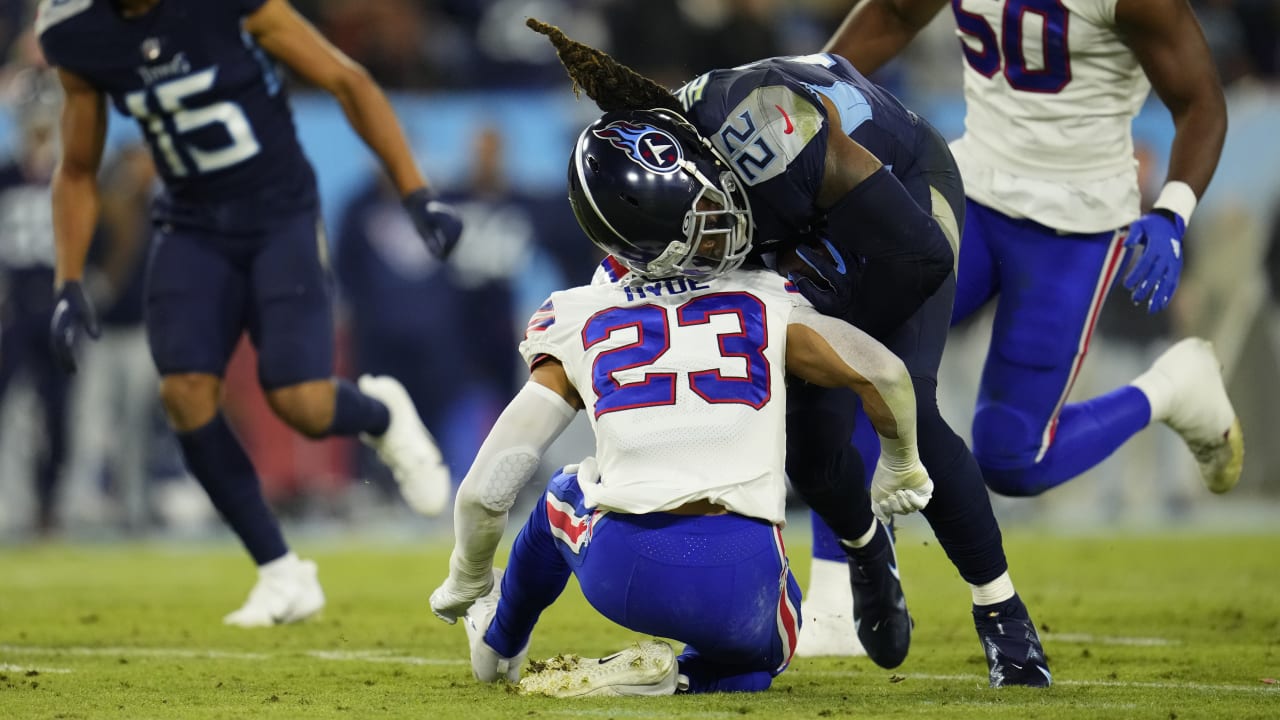 Derrick Henry Runs Over Buffalo Bills Safety