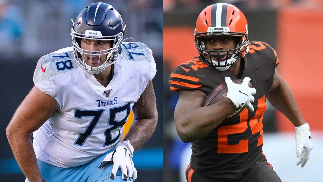 Jack Conklin: 'I want to help' Chubb win rushing title