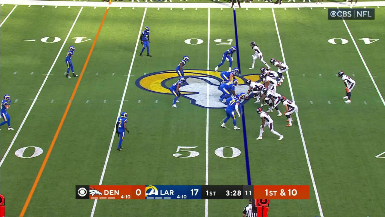 Los Angeles Ram defensive tackle Larrell Murchison notches his first