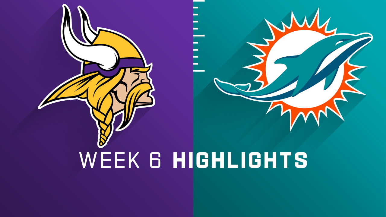 Minnesota Vikings Game Highlights vs. Miami Dolphins