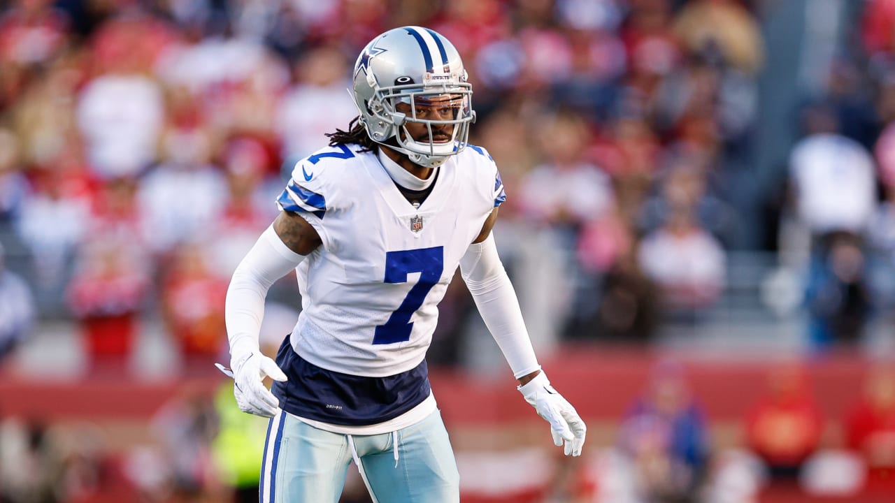 No. 7 to No. 7! Dallas Cowboys cornerback Trevon Diggs nabs