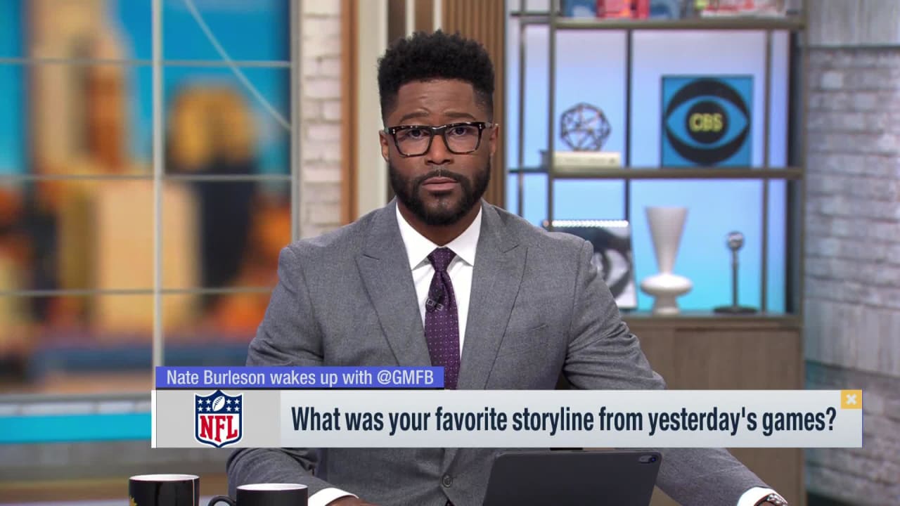 Nate Burleson wakes up with 'Good Morning Football' to weigh in on current  NFL storylines