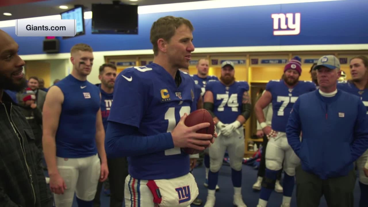 Pat Shurmur gives Eli Manning game ball after what could be Eli's final  home win