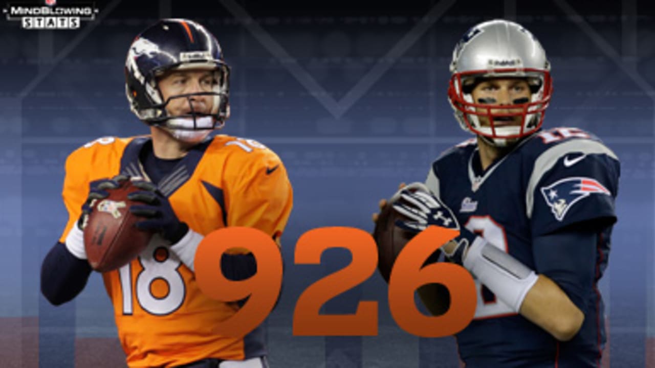 Mind-blowing stats for Brady and Manning