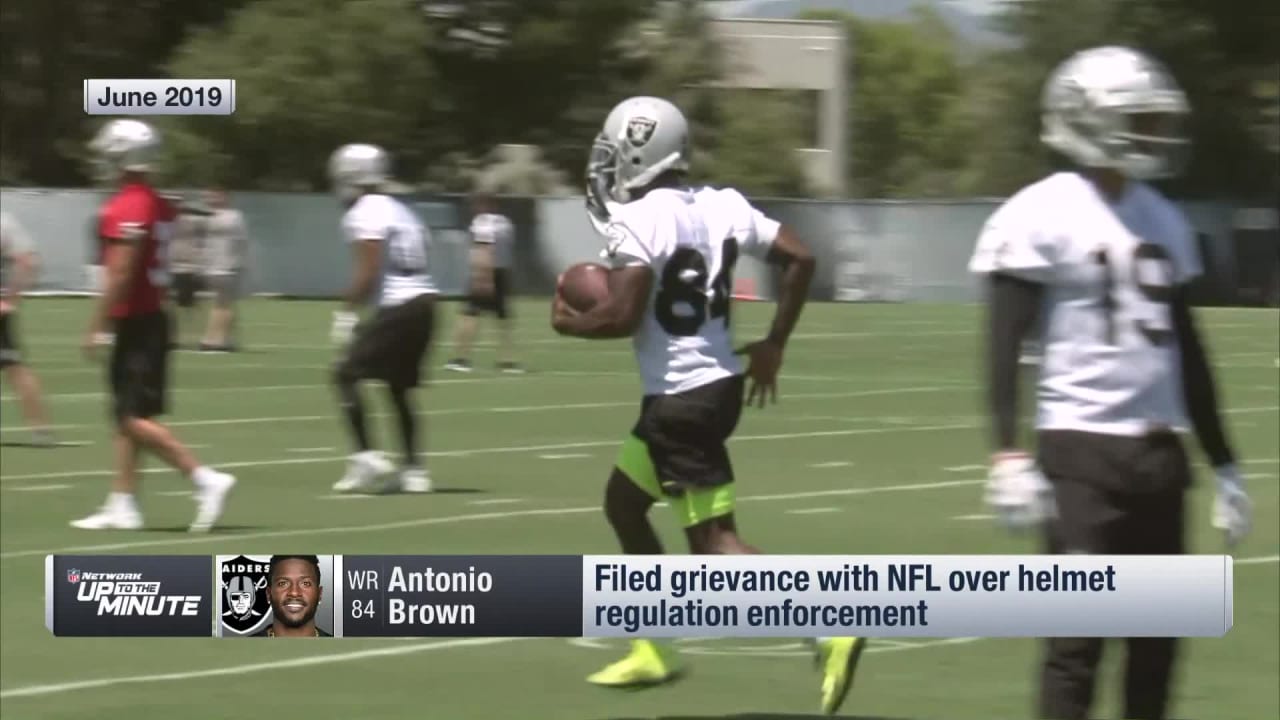 and tonio browns football helmet grievance Oakland Raiders wide receiver Antonio Brown files grievance with NFL over  helmet regulation