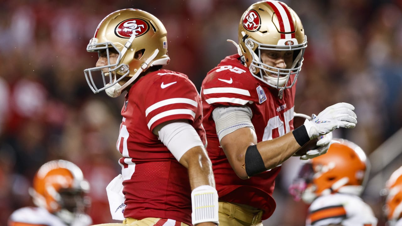 George Kittle on Jimmy Garoppolo: 'He sets an example' for 49ers